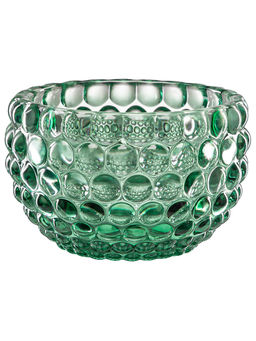 Горшочек д/меда 300 мл 11*11*13,5 см "Пузырьки" зеленый