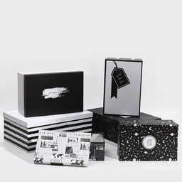 Набор коробок 6 в 1, упаковка подарочная, «Универсальный», 20 х 12.5 х 7.5 - 32.5 х 20 х 12.5 см