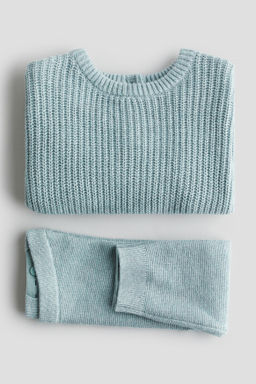 Conjunto de 2 piezas en punto de algod?n - H&m фото 9