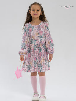 Платье Моана сирень на розовом - Sovalina фото 20