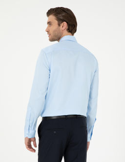 A__k Mavi Slim Fit Uzun Kollu Basic G_mlek - Pierre cardin фото 5