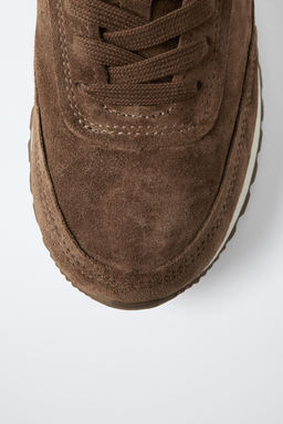 LEATHER SNEAKERS - Zara фото 6