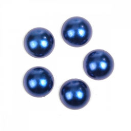 Полужемчужины MAGIC 4 HOBBY перламутр Круг, арт.TBY-1906-33, 10мм цв.А33 синий уп.500г