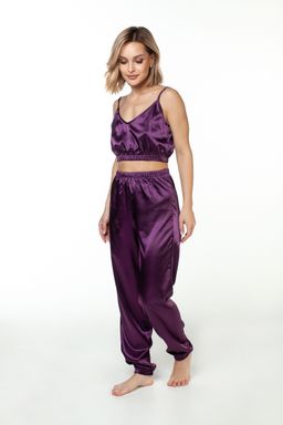 Топ женский атлас 800/05/Баклажановый - Rise фото 20