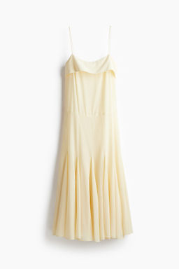 Vestido de gasa con tirantes espagueti - H&m фото 2