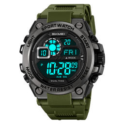 Часы наручные Skmei мужские электронные спортивные 2318army-green