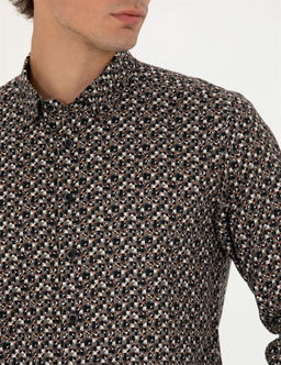 Siyah Slim Fit Uzun Kollu G_mlek