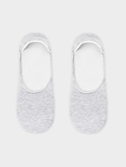 Цена за 5 пар! Подследники мужские серого цвета - Mark formelle фото 4