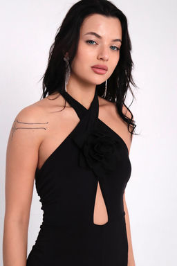 Комбинезон вечерний чёрный - Martichelli фото 9