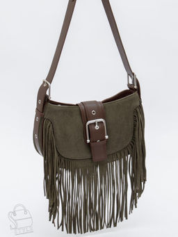 Сумка женская кожаная 99057-1NN wine khaki Natale Navetta в Новосибирске