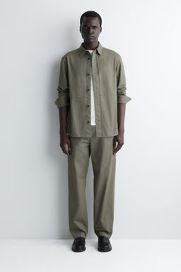 CAMISA DE ALGOD?N CON DETALLE DE BOLSILLO - H&m фото 7