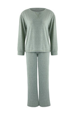 Mint Yumusak Tuse K?sl?k Yumos Orme Pijama Tak?m? THMAW26PT00182 - Trendyolmilla фото 6