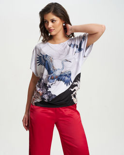 авторская вискозная футболка- кимоно - Sahar art lab фото 6