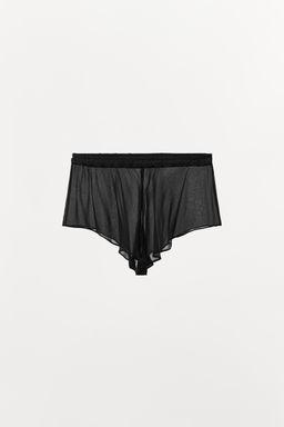 CROCHET TRIM SHORTS - Zara фото 3