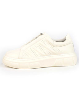 05-PDL256-2 LT. BEIGE Кроссовки женские (натуральная кожа)