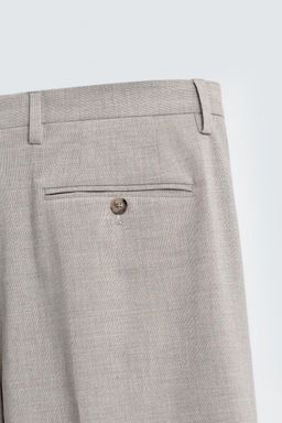 TEXTURED SUIT TROUSERS - Zara фото 8