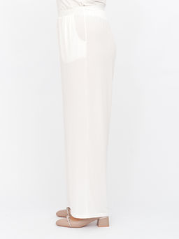 Брюки из холодного трикотажа TBB02107WHT02 - Артесса фото 13