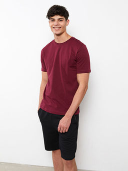 Bisiklet Yaka Penye Erkek Ti??rt