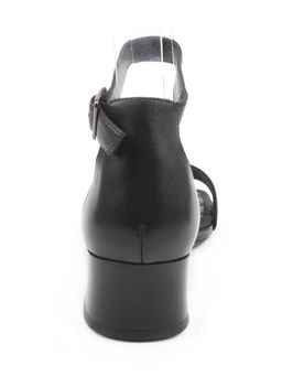 08-BE47F-66A BLACK Босоножки женские (натуральная кожа)