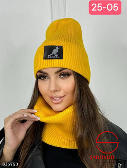 Набор 2в1 шапка и снуд женский