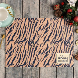 Цена за 2 шт. Новогодняя салфетка на стол Dreams ПВХ, 40х29 см