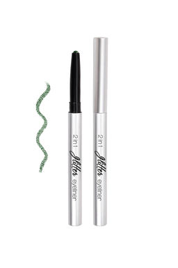 LavelleCollection Тени-карандаш Glitter eyeliner 2in1 тон 04 sparkling green