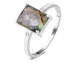 Кольцо, лабрадорит, Юкка