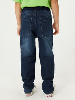 ACOOLA / Брюки джинсовые (утепленные) детские для мальчиков Hudson темно-синий фото 5