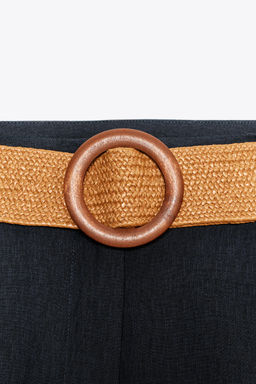 BERMUDA SHORTS WITH DARTS AND BELT - Zara фото 7