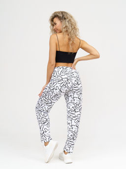 953 Брюки "Белый/микки"