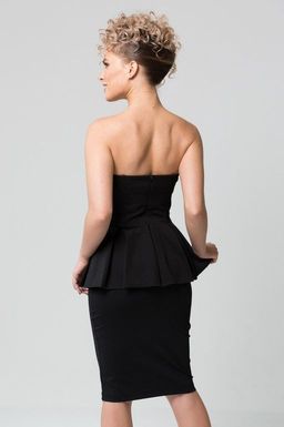 Корсет с баской из трикотажа на подкладке - Looklikecat фото 2