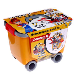 Игровой модуль Мастерская на колесах, тележка, 27 деталей - Woow toys фото 6