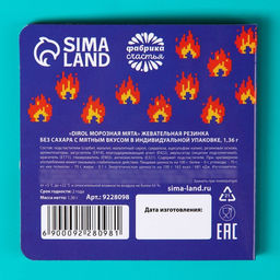 Жевательная резинка в открытке Новой нервной системы, 1 шт. х 1,36 г. - Simaland фото 4