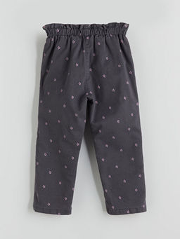 ?i?ekli Polar Astarl? K?z ?ocuk Jean Pantolon