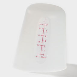 Стакан мерный Доляна, 250 мл, пластик, белый