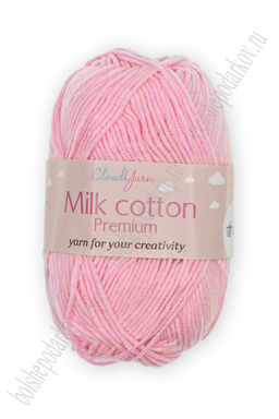Пряжа Milk cotton Premium 50 гр (10 шт) SF-7847, розовый №2