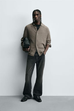 TEXTURED CHECK SHIRT