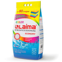 Стиральный порошок автомат 6кг LAIMA Professional, Color, для всех типов тканей, 605570 - Полимербыт фото 2