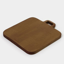 Доска деревянная для подачи «Авторская», с ручкой, 24×28×1.8 см, берёза