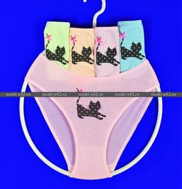 Цена за 10 шт. Подростковые трусы для девочек COOL KID арт. 2516 (2504) 3ХL (10-11 лет) - For you фото 2