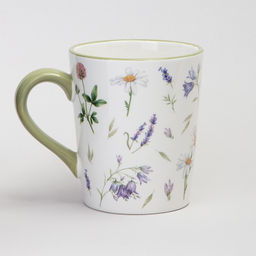 КРУЖКА AGNESS FLOWER STORY 13*9,5*10,5 СМ 400 МЛ (КОР=36ШТ.)  фото 3