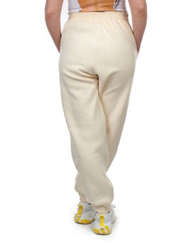 M077 BEIGE Брюки спортивные женские на флисе (100% хлопок) 7986 - Fashion фото 6