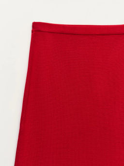 Вязаная юбка миди с вискозой в составе / Zarina фото 3