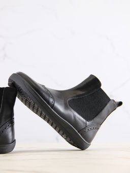 Босоногие ботинки EDART 362.NATAbl.Черный/шерсть