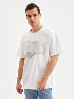 Футболка мужская MINAKU: Infinity, белая, р-р 42-44