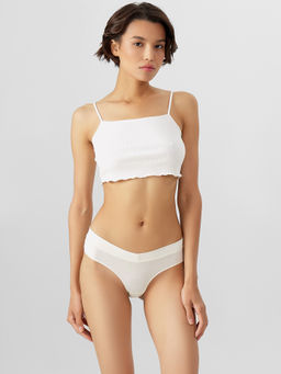 Трусы бразилиана женские Mark Formelle набор 2 шт молочные