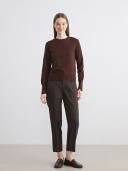 Bisiklet Yaka Kad?n Triko Kazak