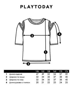 PlayToday / Джемпер трикотажный для девочек  фото 6