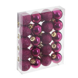 Набор из 20шт Украшение новогоднее "Шар", D 3 см, L14,5 W3 H11,5 см