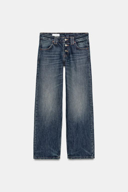 JEANS TRF RECTO TIRO BAJO / Marino - Zara фото 7